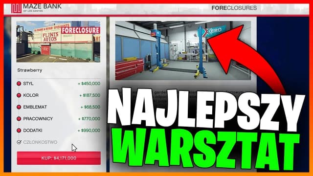 Jak kupić warsztat tuningowy w GTA Online i zaoszczędzić pieniądze